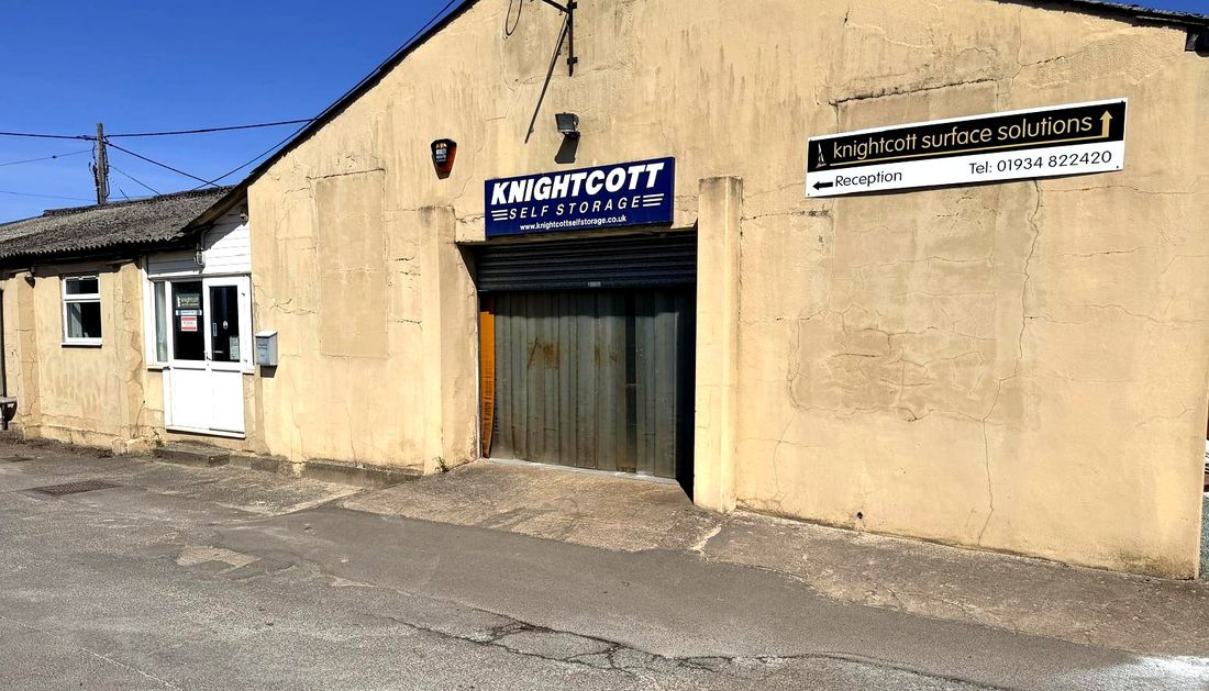 Knightcott Self Storage site entrance